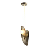 SL6229.203.02 Светильник потолочный ST-Luce Золотистый/Алебастр LED 2*7W 3000K ПЕРИАЛ 500_191_2948884
